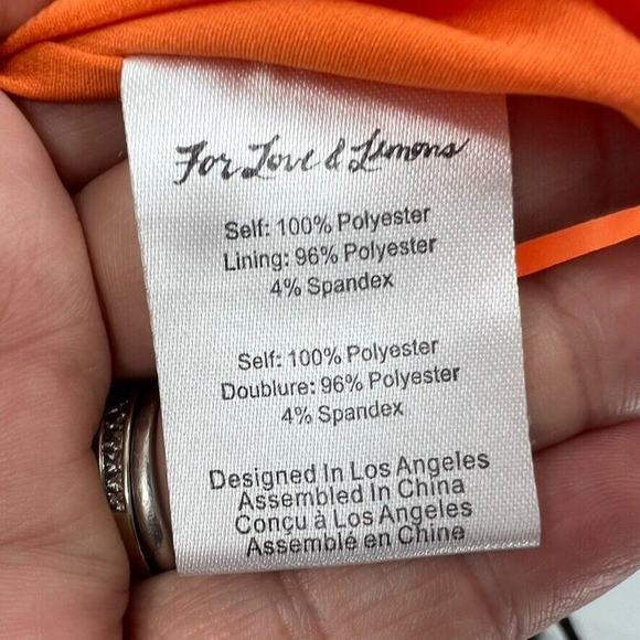 For Love & Lemons Peony High Low Floral Midi Dress Size M Adjustable Straps - Picture 10 of 11